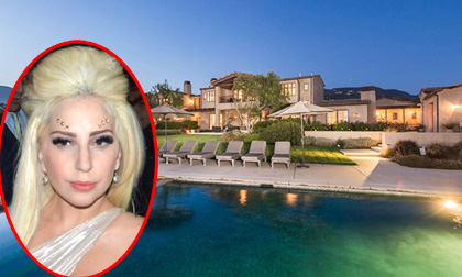 'Khám phá' biệt thự nguy nga 500 tỷ của Lady Gaga 