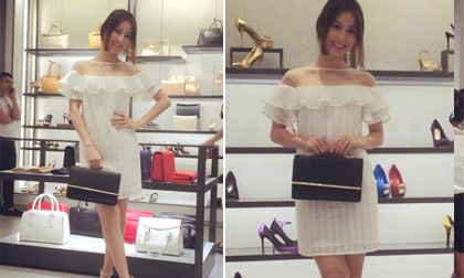 Diễm My 9x khoe ảnh xinh tươi đi sắm hàng hiệu