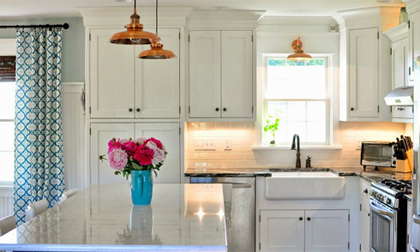 Cải tạo bếp sạch đẹp và xinh xắn