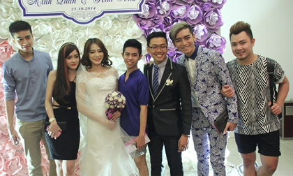 Trai xinh, gái đẹp BB&BG quậy tại lễ cưới hot girl Kim Nhã