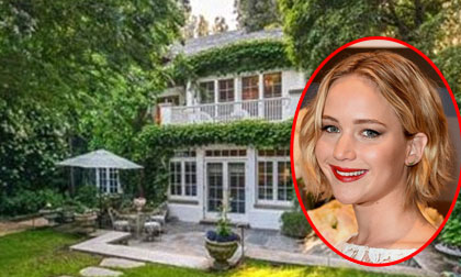'Ngẩn ngơ' trước biệt thự thơ mộng 150 tỷ của Jennifer Lawrence