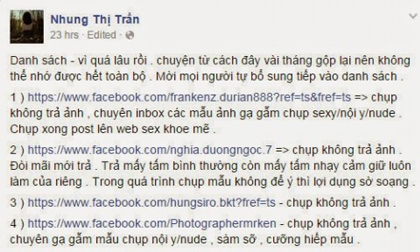 Rúng động mẫu trẻ Việt tố nhiếp ảnh gia sàm sỡ