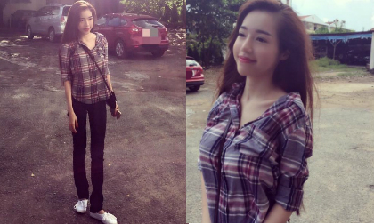 Elly Trần lộ thân hình 'kỳ dị' khi đi họp phụ huynh cho con 2 tháng