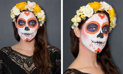 Hướng dẫn vẽ mặt nạ ấn tượng ngày Halloween