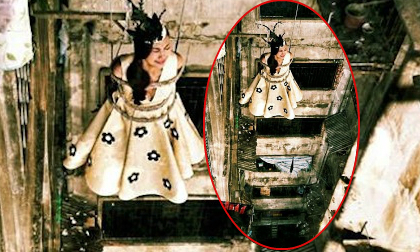 Thanh Hằng 'đứng tim' khi bị treo lơ lửng giữa tầng 13 