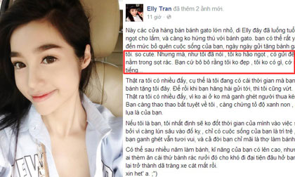Elly Trần: Ai tặng bánh 'gato' cho tôi đều bị vứt vào sọt rác