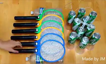 Thí nghiệm vui từ những chiếc vợt muỗi