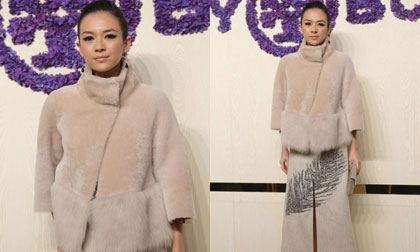 Chương Tử Di kém nổi bật vì mặc 'hai lúa' tại sự kiện