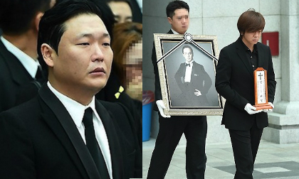 Sao Hàn đau buồn đưa tang ca sỹ Shin Hae Chul 