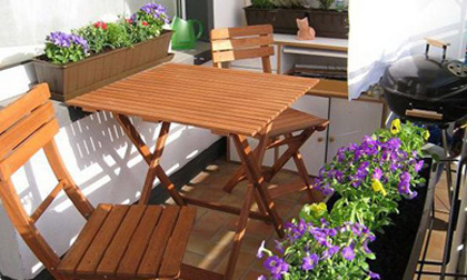 Ngắm những khoảng không ở ban công cực lãng mạn