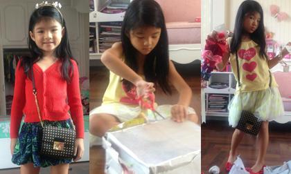  Con gái Trần Bảo Sơn hào hứng khi nhận quà của bà nội