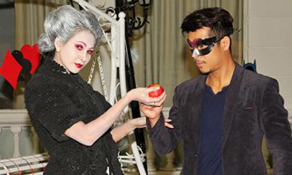 Vắng bạn gái, Trương Thế Vinh đón Halloween cùng 'gái lạ'