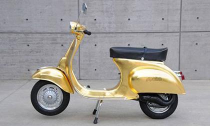 Vespa Polini dát vàng độc nhất vô nhị