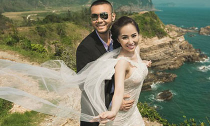 Trọn bộ ảnh cưới đẹp lung linh của 'Cá sấu chúa' Quỳnh Nga