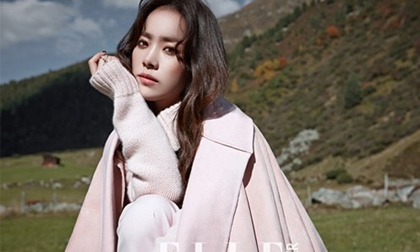 Han Ji Min đượm buồn trên tạp chí Elle