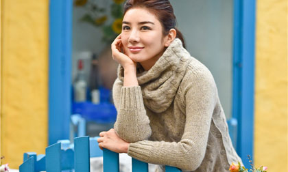 Huỳnh Dịch đẹp thanh lịch với style Thu - Đông