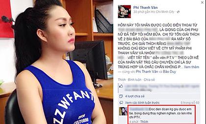 Phi Thanh Vân bị sảy thai vì stress trầm trọng