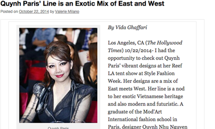 NTK Quỳnh Paris được truyền thông quốc tế 'săn đón'