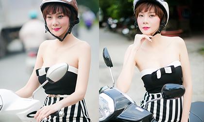 Dương Yến Ngọc diện váy quây khoe dáng gợi cảm