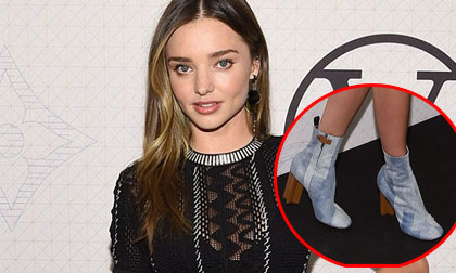 Miranda Kerr diện bốt denim lạ mắt tại sự kiện
