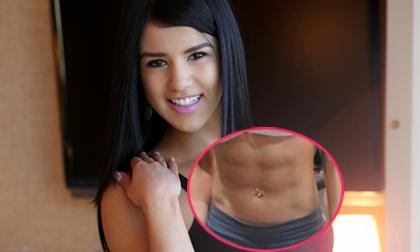 Nhan sắc mỹ nữ có cơ bụng 6 múi