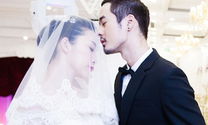 Linh Nga làm cô dâu xinh đẹp bên trai trẻ 