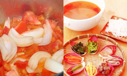 Thử làm lẩu thả ăn chơi ngày lạnh