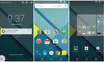 Google phát hành Android Lollipop