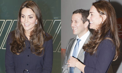 Công nương Kate xuất hiện tươi như hoa sau trận ốm nghén