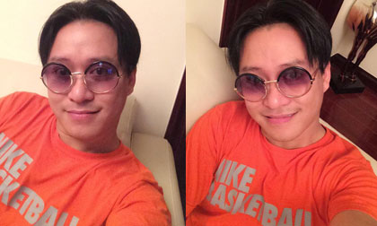 Tuấn Hưng đổi kiểu tóc 'bổ luống' ngố tàu mừng lên chức bố