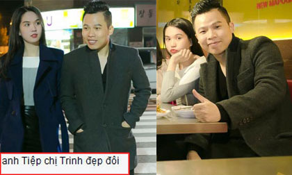 Ngọc Trinh và Khắc Tiệp đẹp đôi khi sánh bước ở Hàn