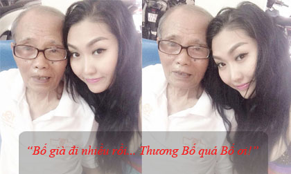 Xúc động trước tình cảm chân thành Phi Thanh Vân dành cho bố