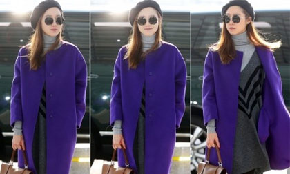 'Bác sỹ' Gong Hyo Jin khoe thời trang 'chất lừ' ở sân bay