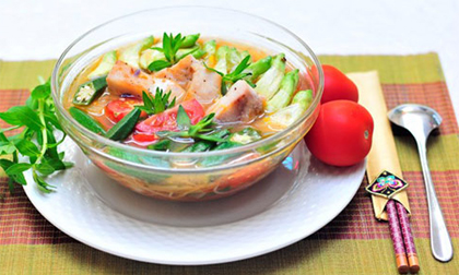 Canh chua bông so đũa, dân dã mà ngon