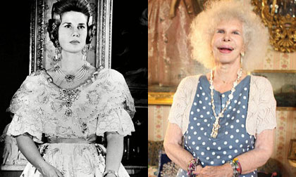 Cận gương mặt 'dao kéo' hỏng của cố công nương Tây Ban Nha