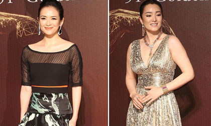 Củng Lợi và Chương Tử Di 'đọ sắc' trên thảm đỏ 'Oscar Hoa ngữ'