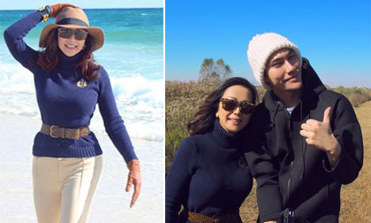 Lý Quí Khánh khoe ảnh mẹ trẻ đẹp và sành điệu