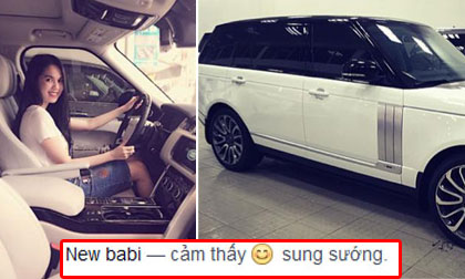 Ngọc Trinh khoe mới 'tậu' siêu xe hạng sang 