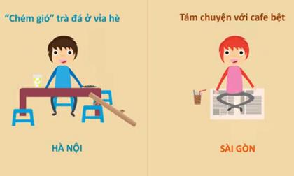10 điểm khác biệt thú vị giữa Hà Nội và Sài Gòn