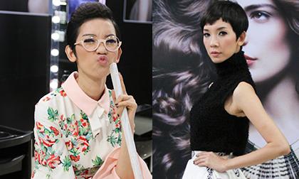 Xuân Lan thay đổi diện mạo không kém cạnh thí sinh