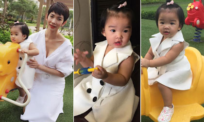 Xuân Lan và con gái 'ton sur ton' điệu đà đi dự tiệc 