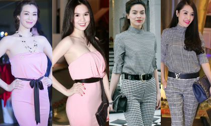 Sao Việt 'đụng hàng' - ai mặc đẹp hơn?