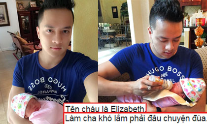 Cao Thái Sơn úp mở việc làm bố, tiết lộ tên con lai Mỹ mới sinh