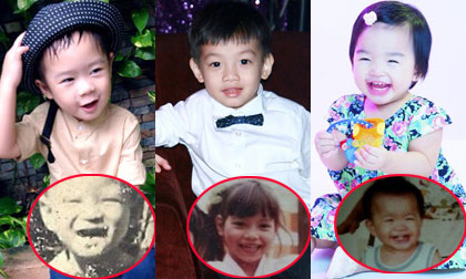 Những 'cậu ấm cô chiêu' nhà sao Việt giống bố mẹ thời nhỏ