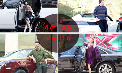 'Hoa mắt' trước những chiếc xế hộp tiền tỷ đắt đỏ của sao Việt