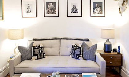 Học lỏm 6 mẹo cho phòng khách nhỏ của nhiếp ảnh gia người Mỹ