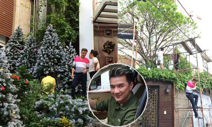 Đàm Vĩnh Hưng trang trí Noel hoành tráng cho biệt thự triệu đô 