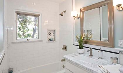 10 phòng tắm đẹp lung linh nhờ gạch subway