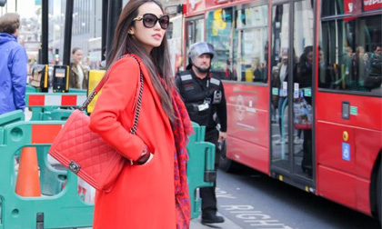 Ngắm Khánh My đẹp 'sang chảnh' trên đường phố London