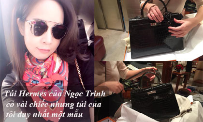 Ngọc Bích lại tậu túi Hermes sau phát ngôn 'đụng chạm' Ngọc Trinh